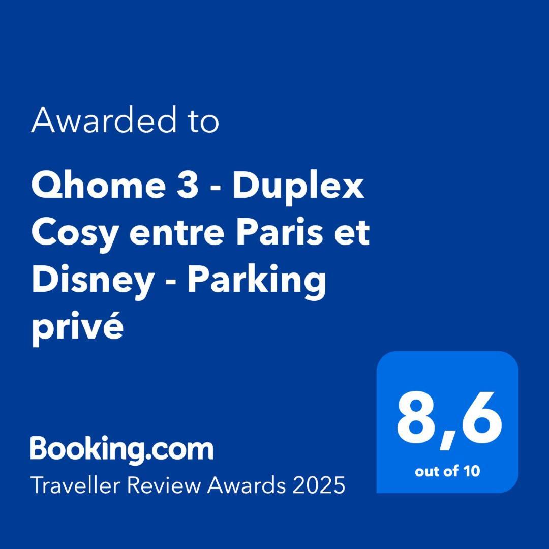 Apartment Qhome 3 - Duplex Cosy Entre Paris Et - Parking Prive Villiers-sur-Marne
